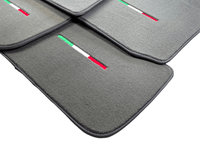 Gray Floor Mats For Maserati Coupé (2001-2007) Italy Edition - AutoWin