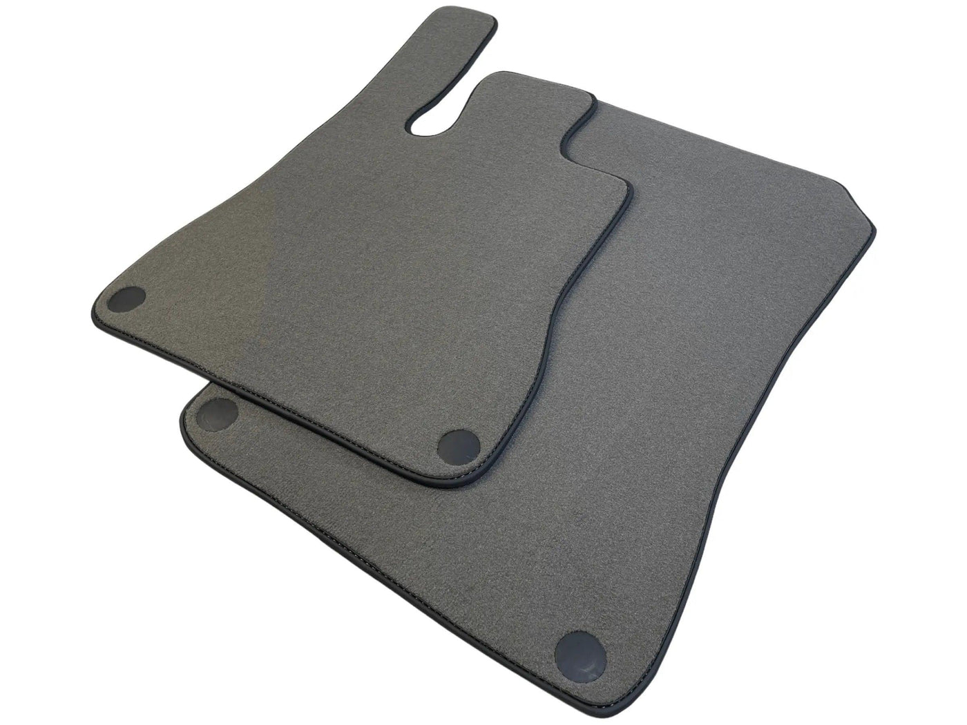 Gray Floor Mats For Mercedes-Benz R129 (1989-2001) Black Trim - AutoWin