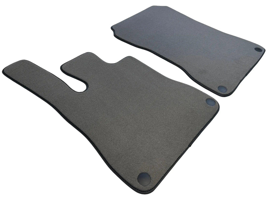 Gray Floor Mats For Mercedes-Benz SLK R170 (2000-2004) Black Trim - AutoWin