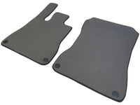 Gray Floor Mats For Mercedes-Benz SLK R170 (2000-2004) Black Trim - AutoWin