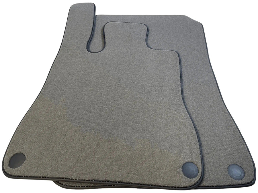 Gray Floor Mats For Mercedes-Benz SLK R170 (2000-2004) Black Trim - AutoWin