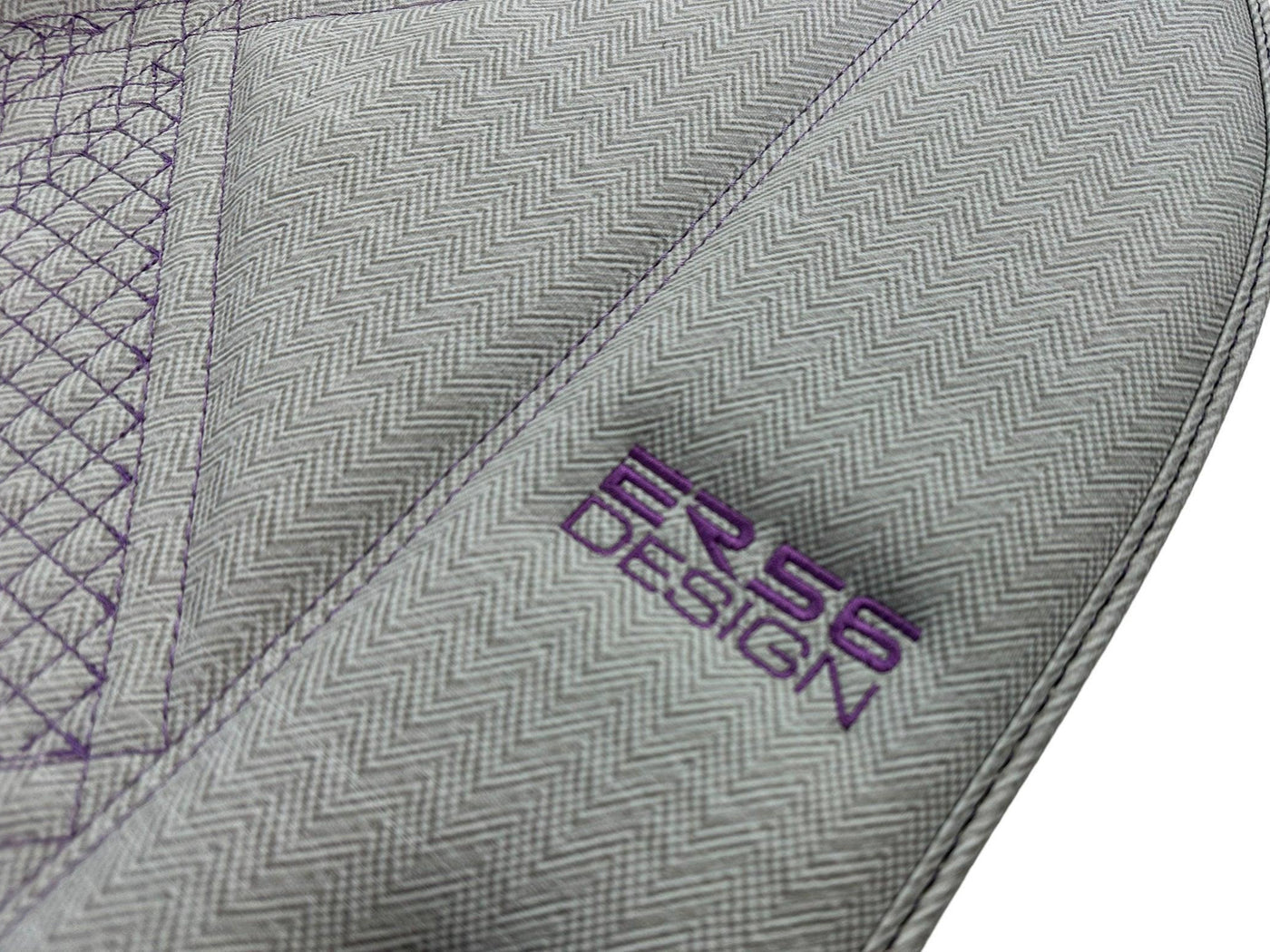 Gray Leather Floor Mats For Ferrari 488 Pista Spider (2019-2021) ER56 Design - AutoWin