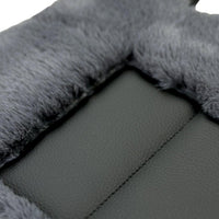 Gray Sheepskin Floor Mats for Mercedes Benz GLC-Class X254 SUV 300e 4Matic (2023-2024) | ER56 Design - AutoWin