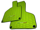 Green Leather Floor Mats for Lamborghini Huracan - AutoWin