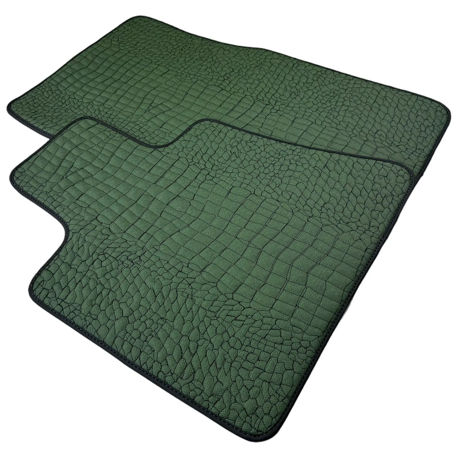 Green Leather Floor Mats for Rolls-Royce Ghost Series II (2021-2024)