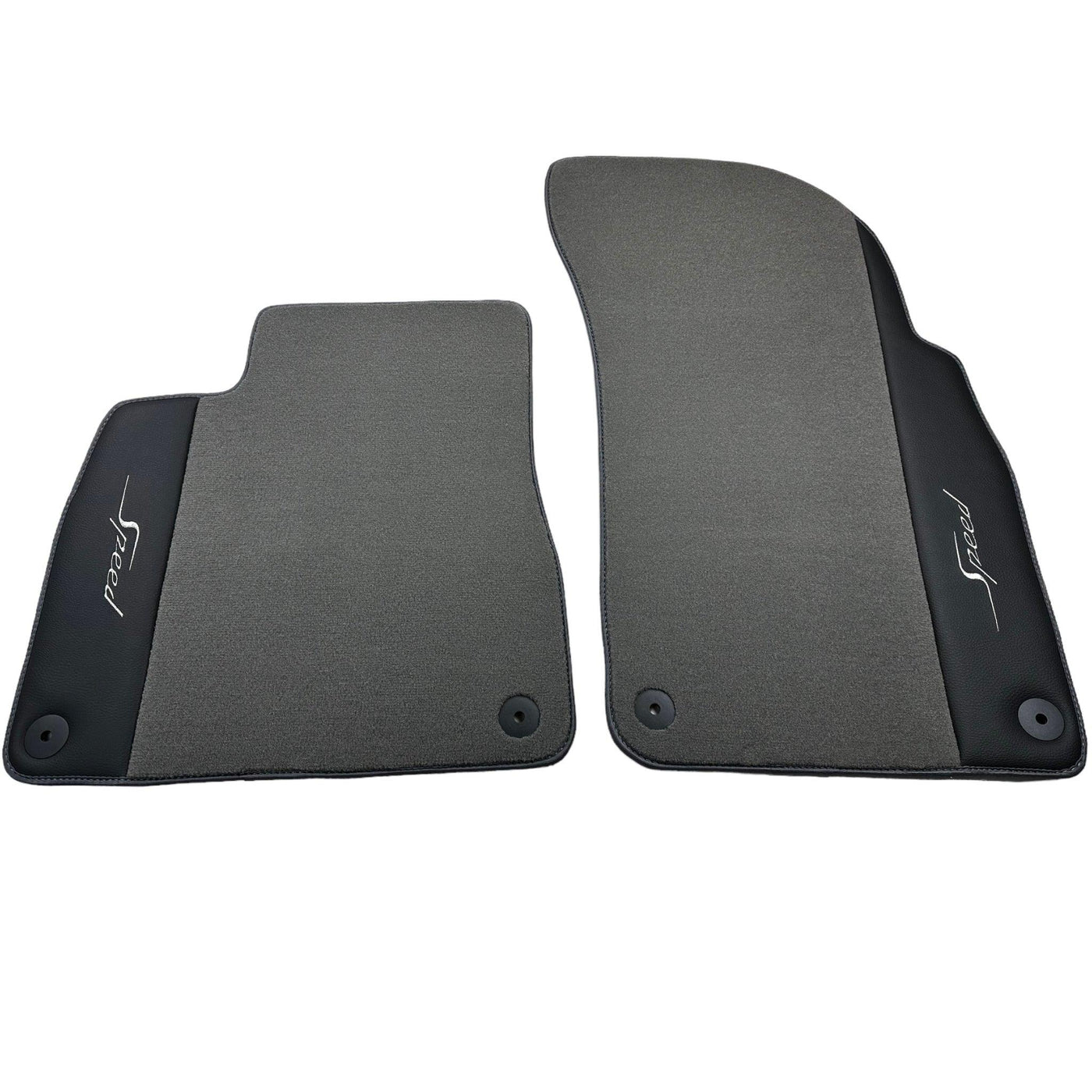 Grey Floor Mats For Bentley Flying Spur (2005-2013) with Leather - AutoWin