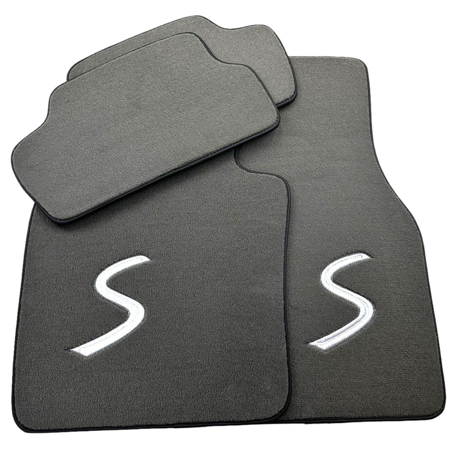 Grey Floor Mats for Mini Cooper / One R53 (2001-2007) Cooper S - AutoWin