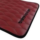 Black Floor Mats for Rolls Royce Shadow (1965-1977) | Purple Leather
