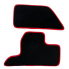 Black Floor Mats For Ferrari F355 1994-1999 With Alcantara Leather - AutoWin