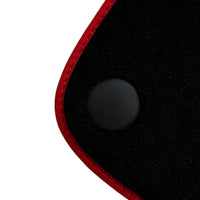 Black Floor Mats For Mercedes Benz C-Class W203 (2000-2007) ER56 Design - AutoWin