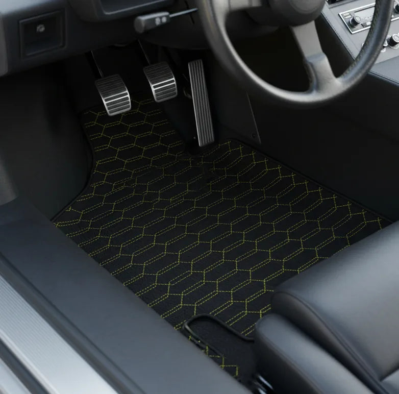 Interior look of floor mats for Lamborghini Countach (1974–1990)