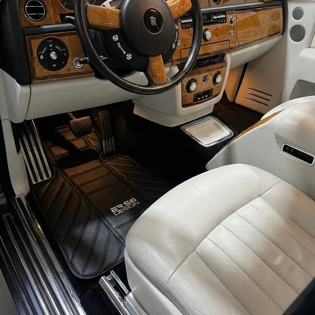 Interior look of floor mats for Rolls Royce Phantom VIII (2017-2024) ER56 Design