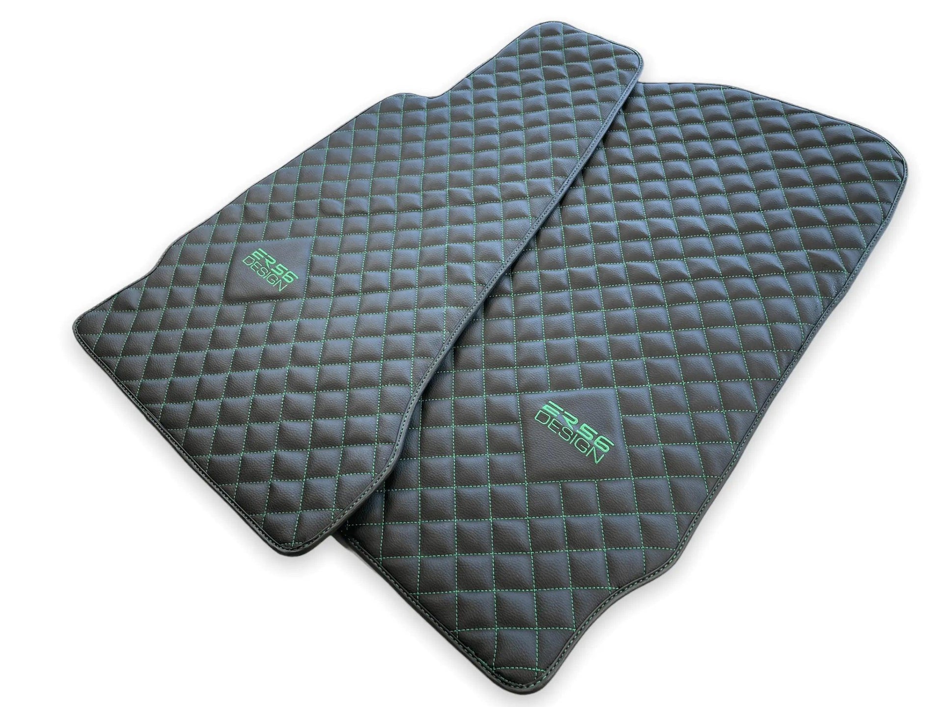 Leather Floor Mats For Aston Martin DB11 (2016–2023) ER56 Design - AutoWin