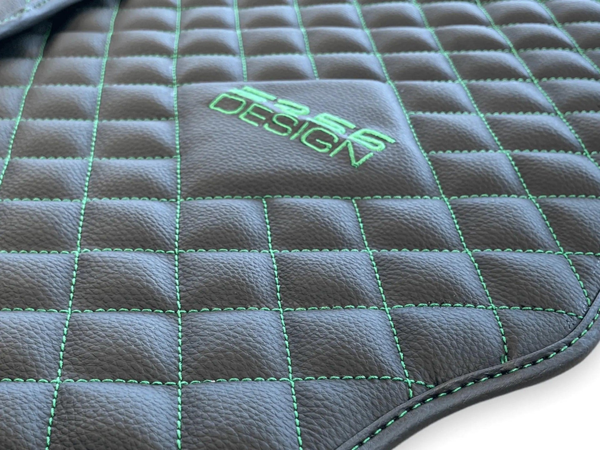 Leather Floor Mats For Aston Martin DBX (2020– 2023) ER56 Design - AutoWin