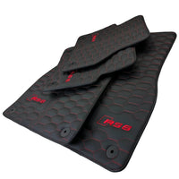 Leather Floor Mats for Audi RS6 - AutoWin