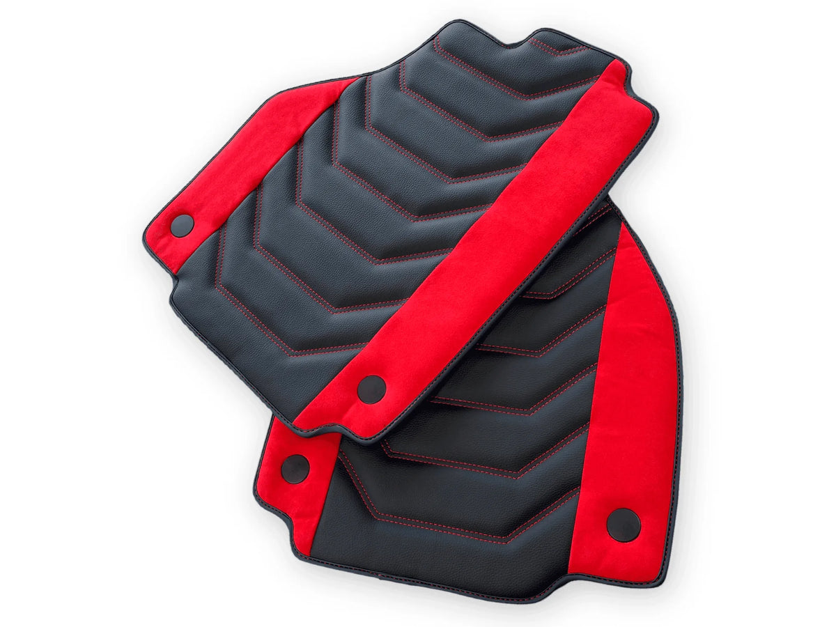 Leather Floor Mats For Ferrari 488 GTB 2015-2022
