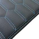 Leather Floor Mats for Lamborghini Urus with Blue Stitching - AutoWin