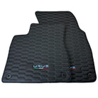 Leather Floor Mats for Lamborghini Urus with Blue Stitching - AutoWin