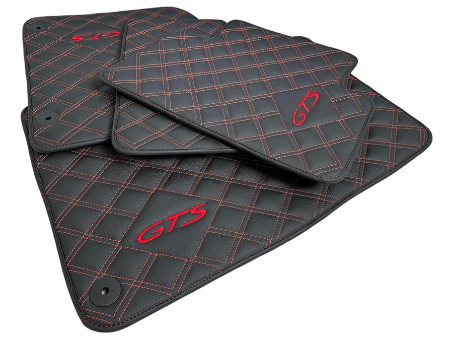 Leather Floor Mats for Porsche Panamera (2017-2023) - AutoWin