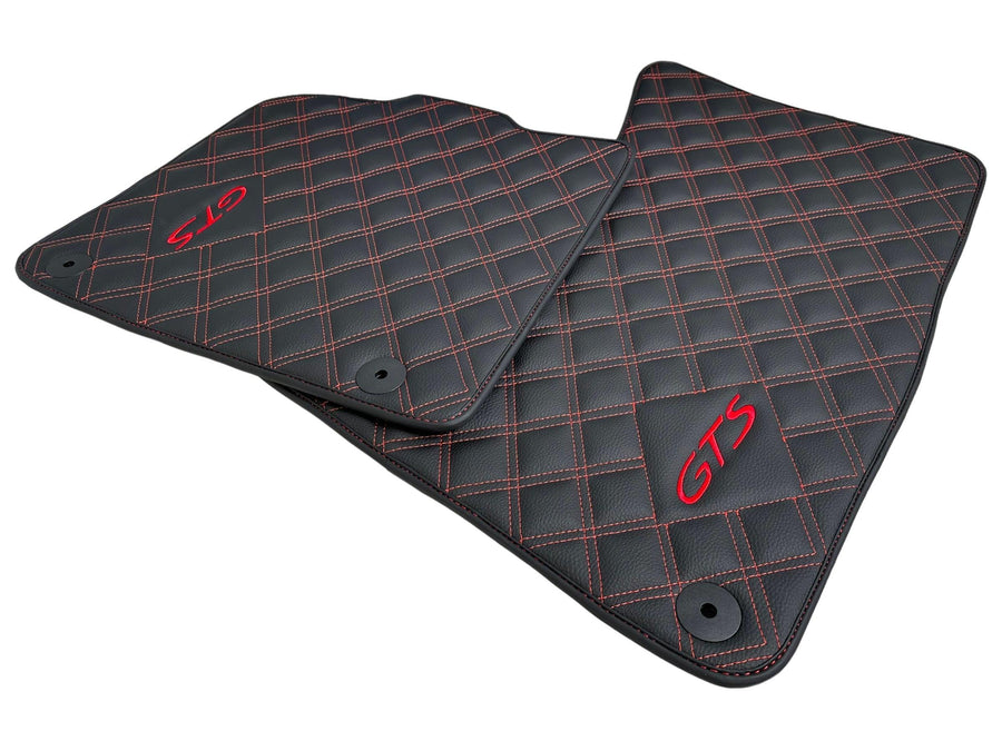 Leather Floor Mats for Porsche Panamera (2017-2023) - AutoWin