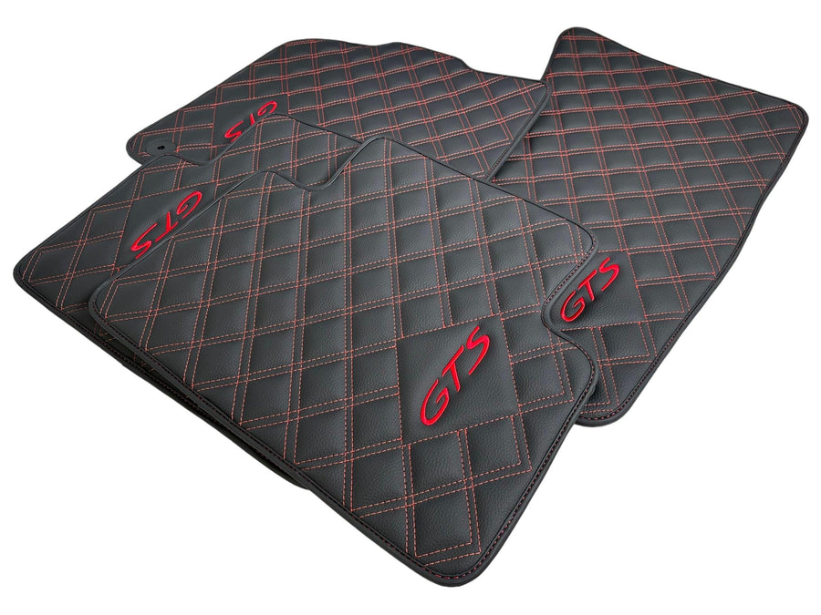 Leather Floor Mats for Porsche Panamera (2017-2023) - AutoWin