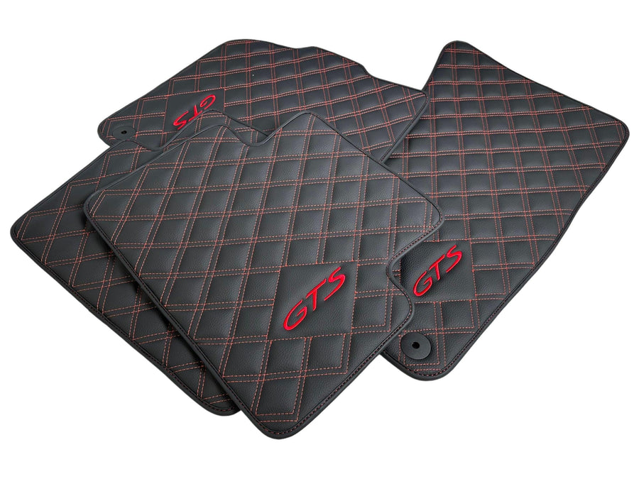 Leather Floor Mats for Porsche Panamera (2017-2023) - AutoWin