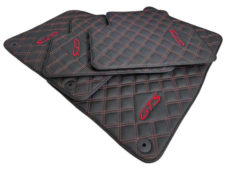Leather Floor Mats for Porsche Panamera (2017-2023) - AutoWin