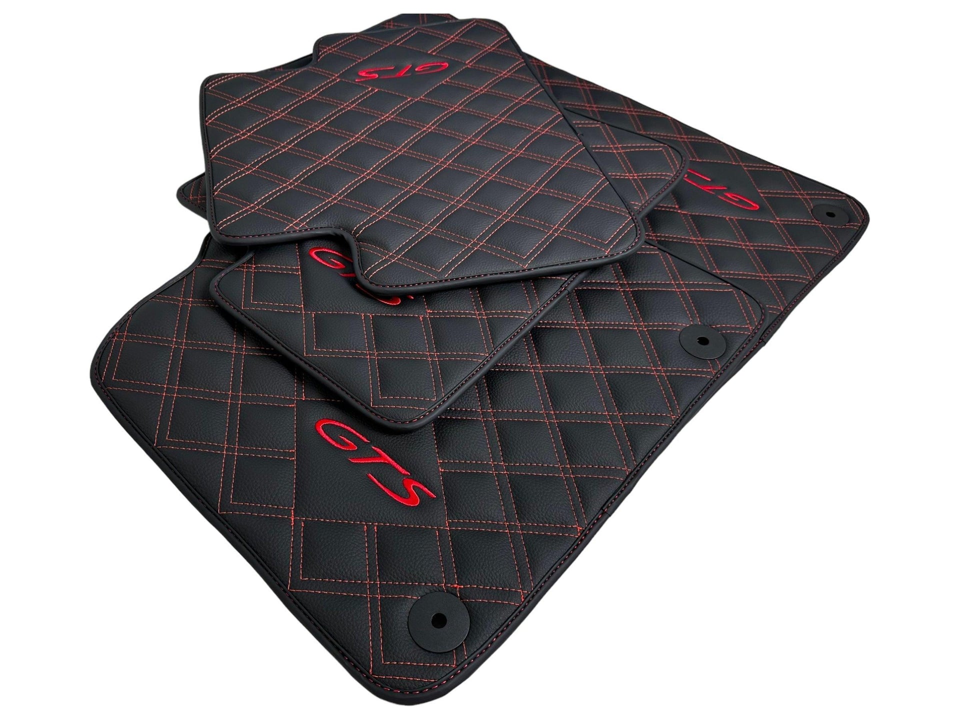 Leather Floor Mats for Porsche Panamera (2017-2023) - AutoWin
