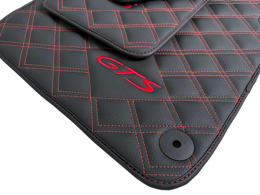 Leather Floor Mats for Porsche Panamera (2017-2023) - AutoWin