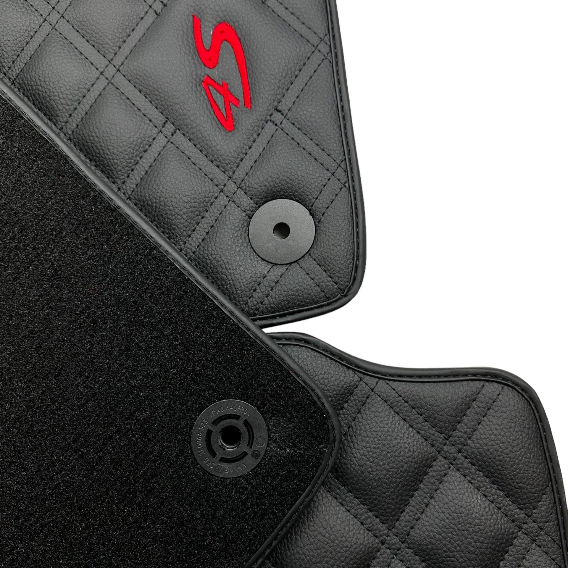 Leather Floor Mats For Porsche Panamera 4S 971 (2017-2023) - AutoWin