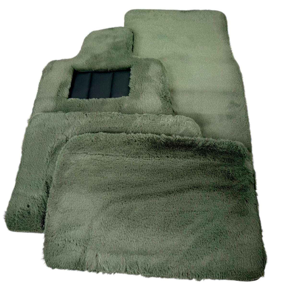 Light Green Sheepskin Floor Mats for Rolls-Royce Ghost Series II (2021-2024)