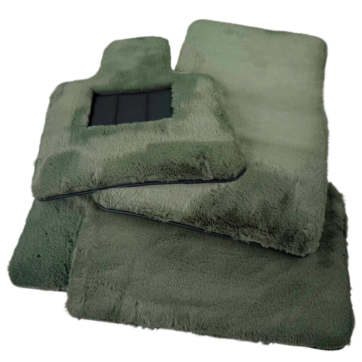 Light Green Sheepskin Floor Mats for Rolls-Royce Ghost Series II (2021-2024)