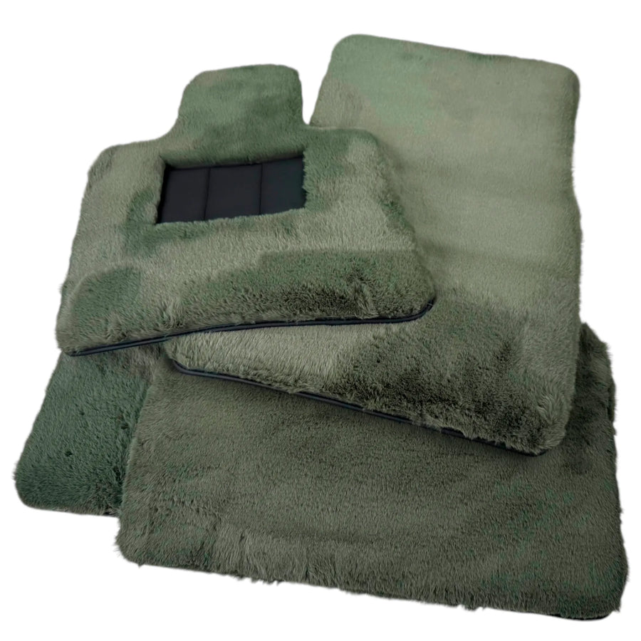 Light Green Sheepskin Floor Mats for Rolls-Royce Phantom VIII (2017-2024)