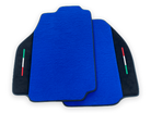 Blue Floor Mats For Ferrari 458 Speciale 2012-2015 Alcantara Leather