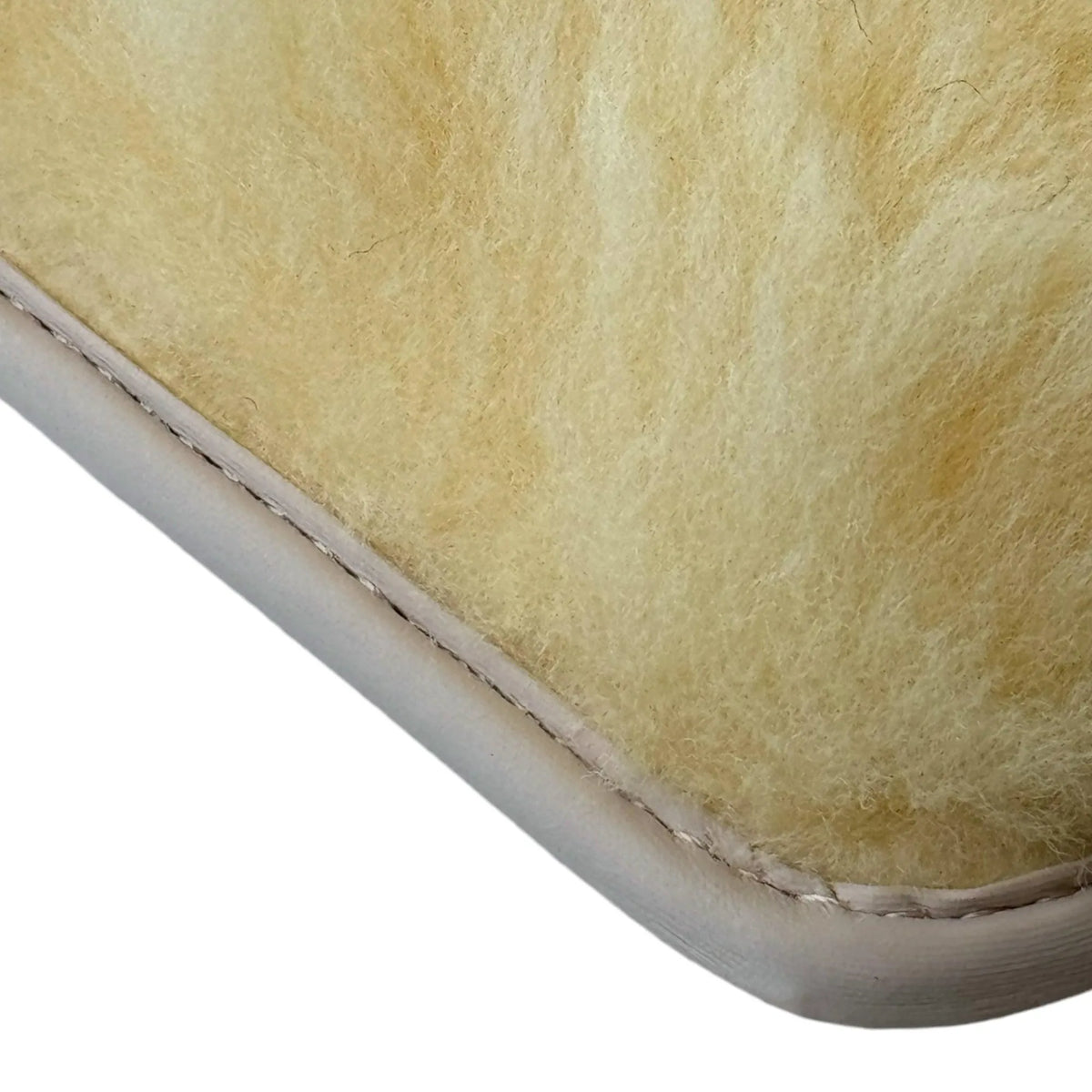 Natural Color Medical Sheepskin Floor Mats for Rolls Royce Ghost Series II (2021-2024) | Relugan