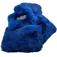 Navy Blue Sheepskin Floor Mats for Rolls Royce Wraith (2013–2023) | ER56 Design - AutoWin