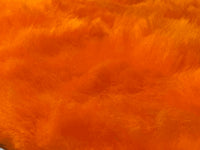 Orange Sheepskin Floor Mats For Rolls Royce Ghost Series II (2021-2024) ER56 Design Brand - AutoWin