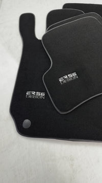 Black Floor Mats For Mercedes-Benz C Class W204 Coupe 2012-2015 ER56 Design