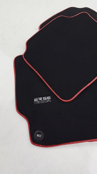 Black Floor Mats for Toyota Camry (2011-2017) ER56 Design