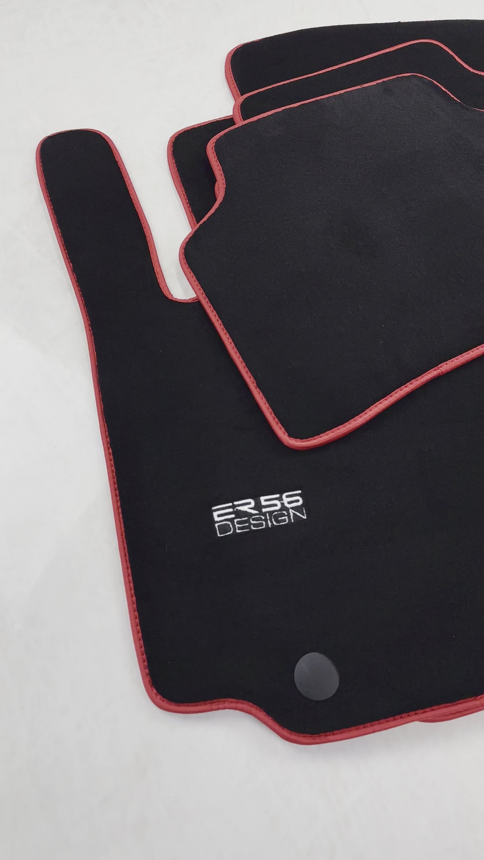 Black Floor Mats For Mercedes-Benz C Class W206 (2021-2023) ER56 Design - ER56 Design