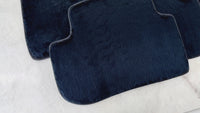 Dark Blue Sheepskin Floor Mats for Rolls-Royce Phantom VIII (2017-2024)