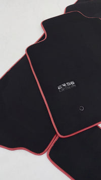 Black Floor Mats For Toyota Corolla Verso (2004-2009) ER56 Design