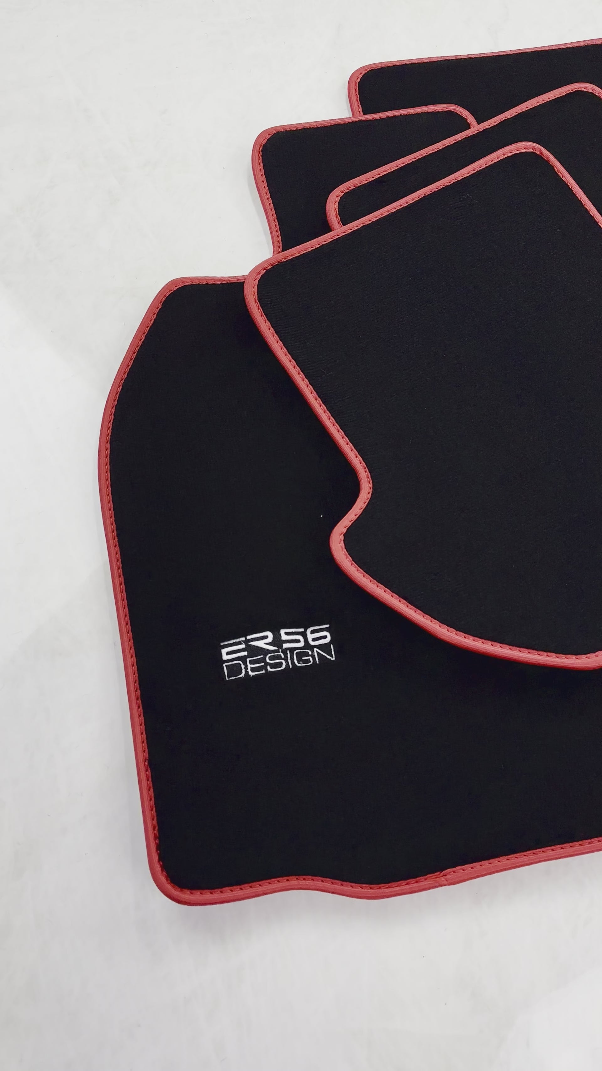Black Floor Mats for Porsche 911 - 997 (2004-2012) ER56 Design - ER56 Design