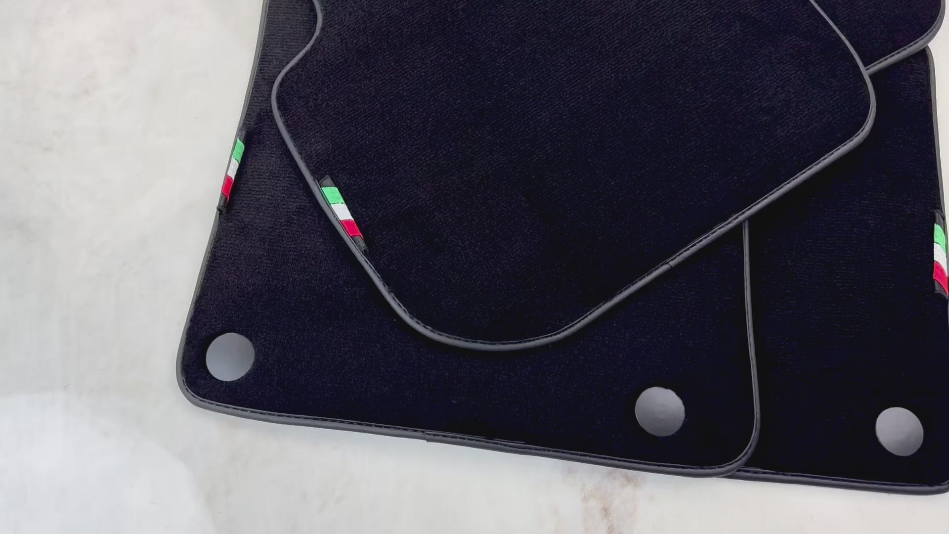 Floor Mats For Ferrari 612 Scaglietti 2005-2011 AutoWin Brand Italian Edition - AutoWin