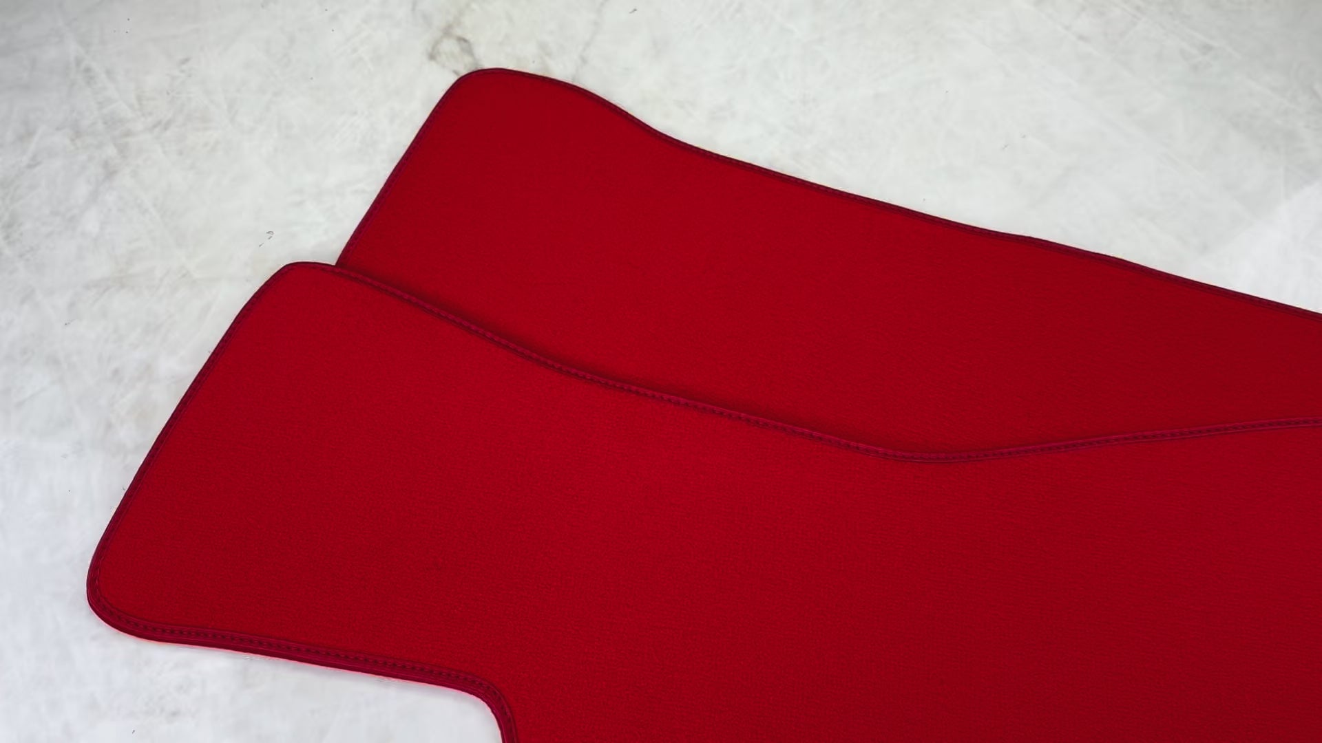 Red Floor Mats for Chevrolet Corvette C4 (1984-1996) - AutoWin