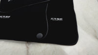 Black Luxury Floor Mats for Mercedes Benz C-Class W203 Sedan (2000-2007) | ER56 Design