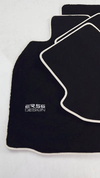 Black Floor Mats for Porsche 911 - 997 (2005-2011) ER56 Design
