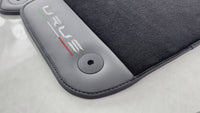 Black Floor Mats for Lamborghini Urus With Dark Gray Leather
