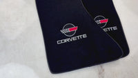 Black Floor Mats for Chevrolet Corvette C4 (1984-1996)