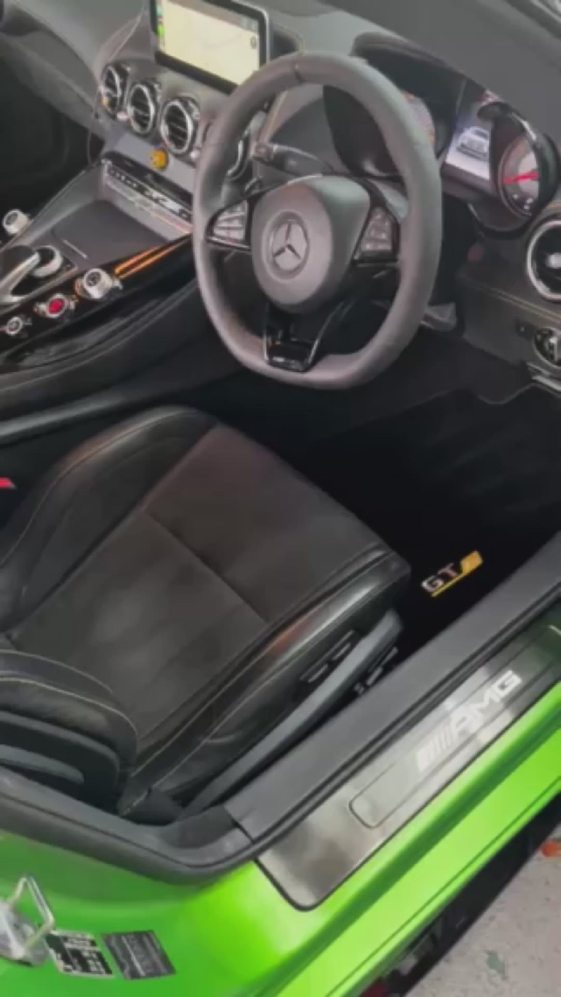 Floor Mats For Mercedes Benz AMG GTR AutoWin - AutoWin.EU
